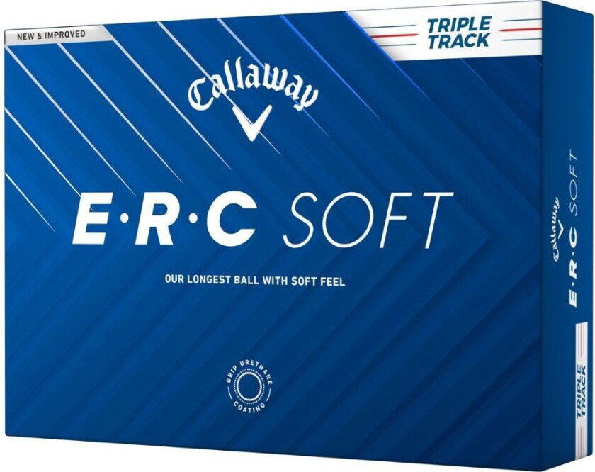Erc Soft Triple Track Golfball Hvit