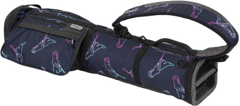 Ping Moonlite Pencilbag Navy Mr. Ping