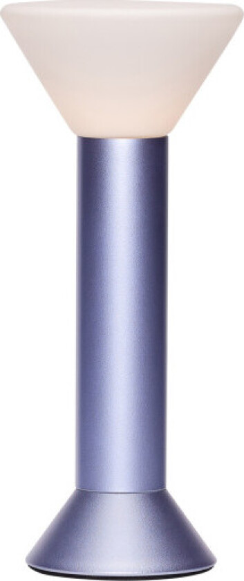 Flash oppladbar bordlampe, lilla