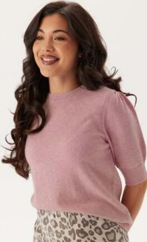 Viril 2/4 SLEEVE O-NECK KNIT T Winsome Orchid Detail:melange S