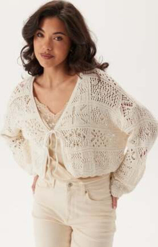Onlbeach Life 7/8 O-N CARDIGAN Cloud Dancer XS