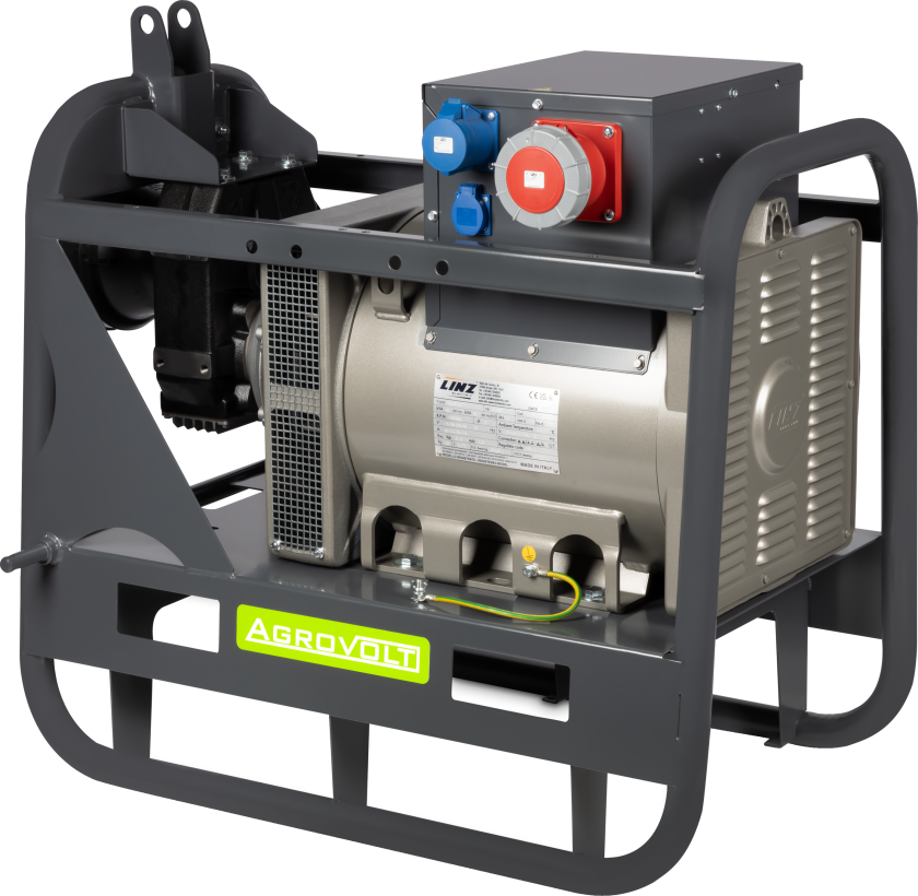 AV80R PTO traktorgenerator 400/230V 64/32kW