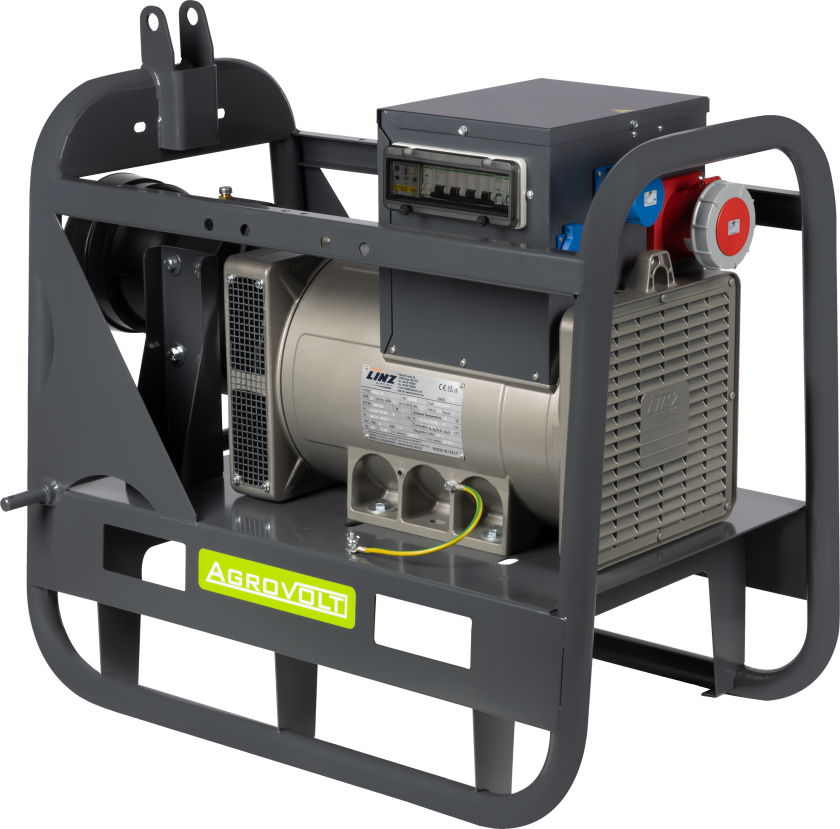 AV65R PTO traktorgenerator 400/230V 48/24kW