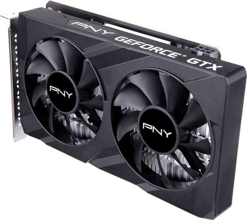 Pny Geforce Gtx 1650 Dual Fan 2 4Gb Gddr6 Grafikkort (Vcg16504d6dfxpb1)