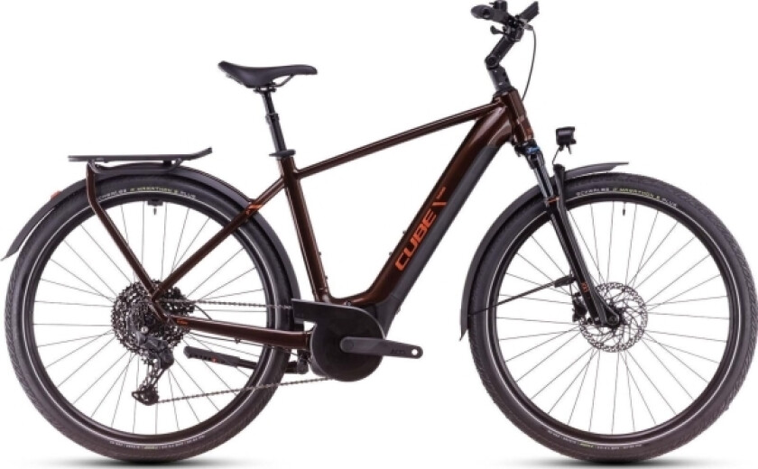 Elsykkel Cube Touring Hybrid Pro 625 Cinnamon'n'orange 2025-58 Cm (Størrelse: 58 Cm)