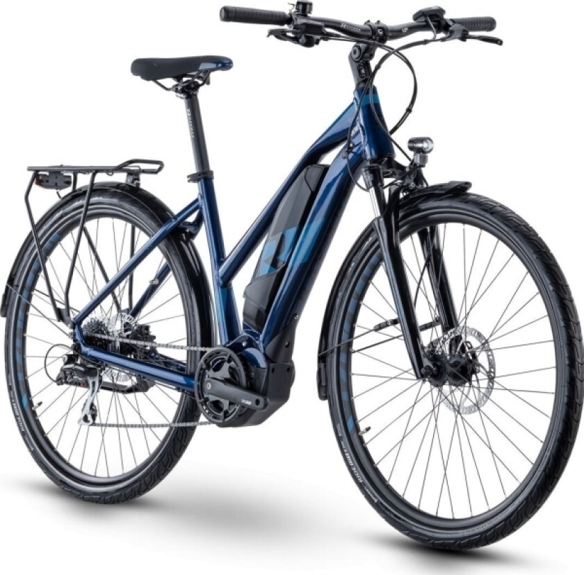 Elsykkel Raymon Tourray E 2.0 Lady 28" Dypblå-48 Cm / M (Størrelse: 48 Cm / M)