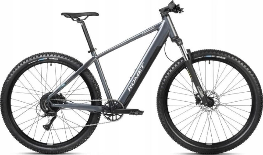 Elsykkel Romet E-Rambler 1.0 504Wh 2024 Grafitt-Turkis-20" / L (Størrelse: 20" / L)