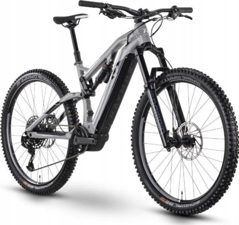 Elsykkel Raymon Trailray 140E 10.0 29" Grå Svart-Hvit-44 Cm / M (Størrelse: 44 Cm / M)