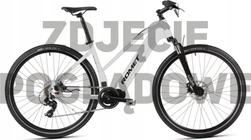 Elsykkel Romet E-Orkan D 2.0 720Wh 2024 Sølv-19" / L (Størrelse: 19" / L)