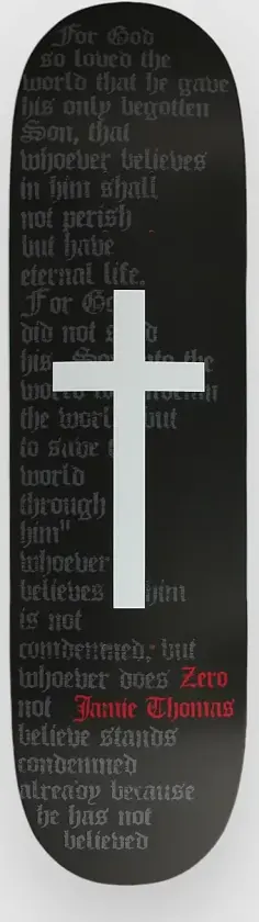 Thomas Cross 8.5" Skateboard Deck svart