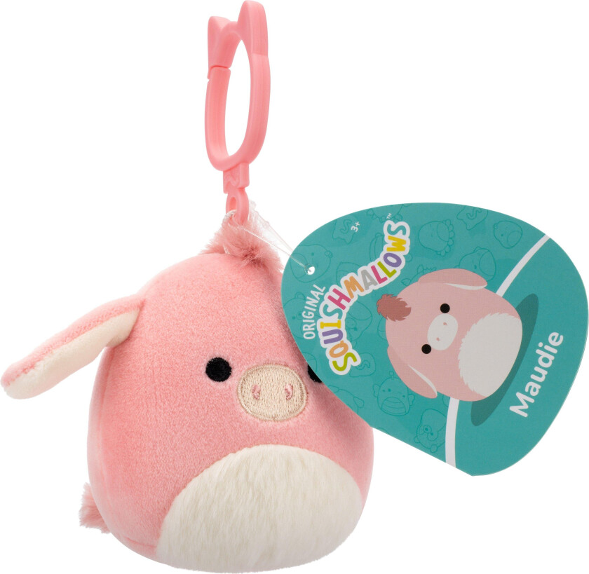 9 cm P22 Clip On - Maudie Pink Donkey