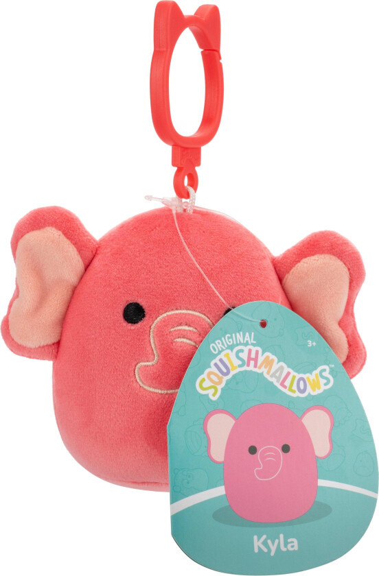 9 cm P22 Clip On - Kyla Pink Elephant