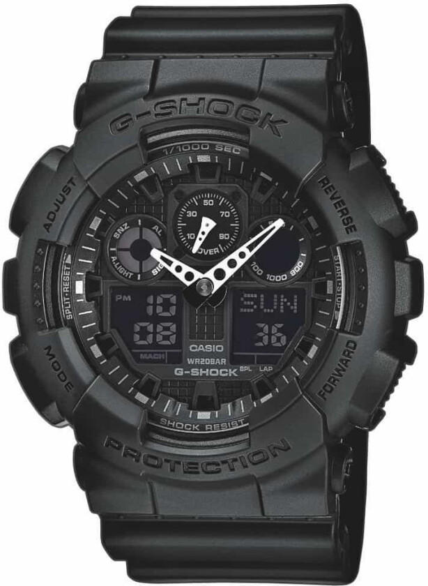 G-Shock Ga-100 Svart Svart unisex