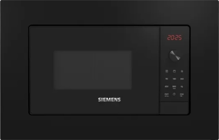 Iq300 , Innebygget, Kombinasjon Mikrobølge, 20 L, 800 W, Rotasjon, Berøringskontroll, Sort