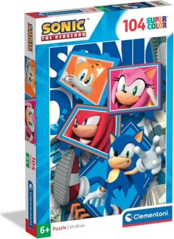 104 Stk Sonic 2025 Puslespill