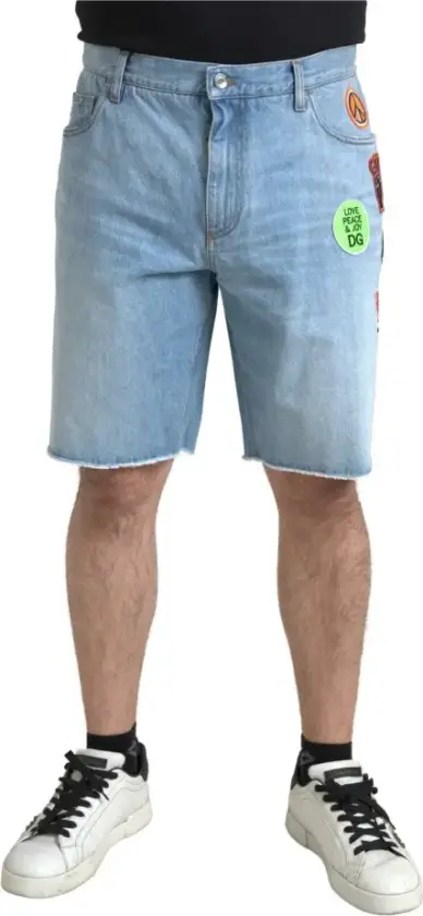 Herre, Shorts, Blå, 3XL