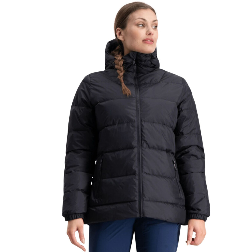 Reine Heavy Down Jacket, dunjakke dame Caviar Black