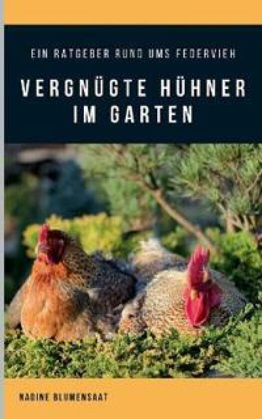 Vergnügte Hühner im Garten