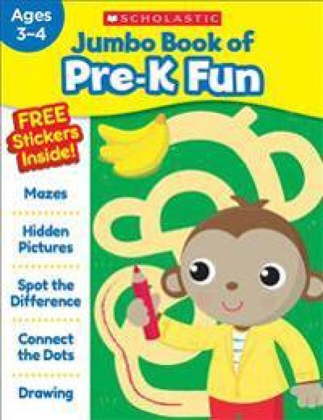 Jumbo Book of Pre-K Fun Workbook