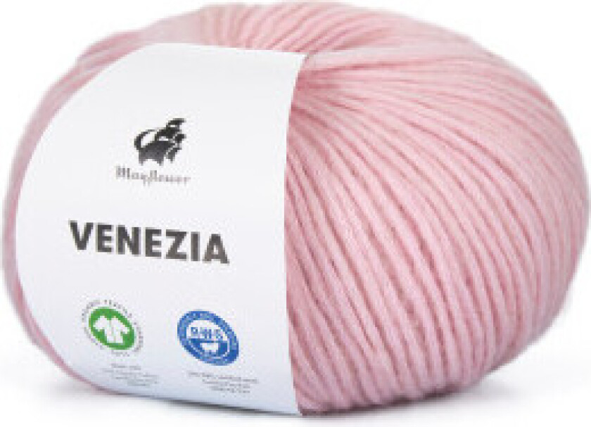 Venezia Garn Unicolor 030 Pastellrosa