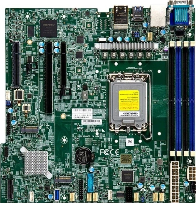 Supermicro Mainboard X13sch-F Micro-Atx Sockel 1700 Ddr5-Only Bulk (Mbd-X13sch-F-B)
