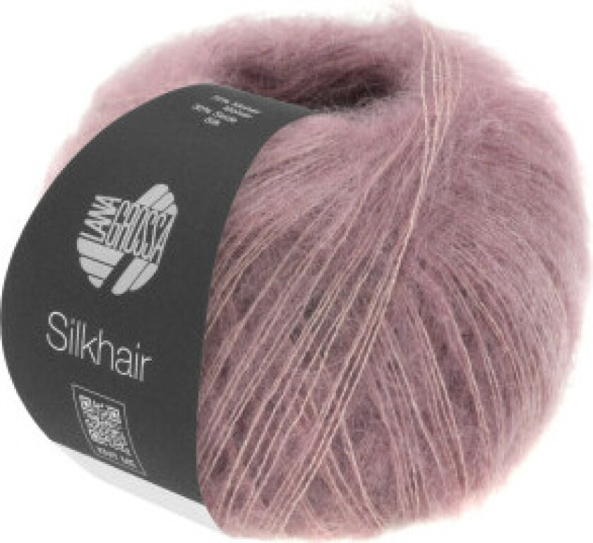 Silkhair Garn 174 Mørk pink