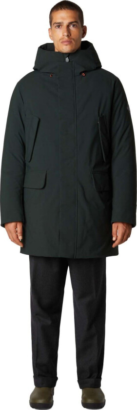 Men's Hooded Parka Wilson Green Black