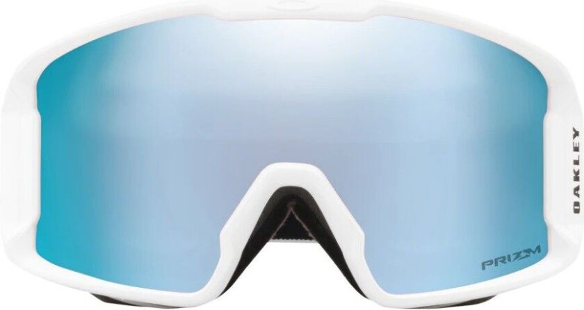 Goggles Line Miner M Matte White /w Prizm Sapphire 22/23, alpinbrille, unisex MatteWht wPrizmSapph