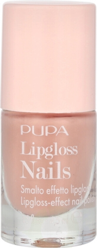 Pupa Lipgloss Nail Polish 4.5 ml Fair Nude