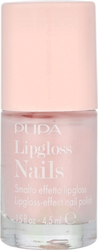 Pupa Lipgloss Nail Polish 4.5 ml White Tulle