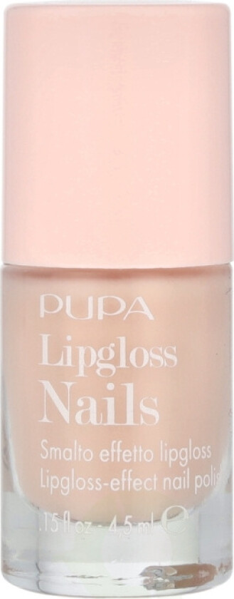 Pupa Lipgloss Nail Polish 4.5 ml Ivory Cream