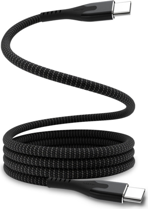 Magnetisk Kabel Magstack Pro USB-C Til USB-C Svart 1m