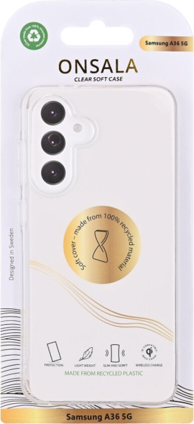 Mobildeksel Samsung A36 5G TPU Resirkulert Transparent