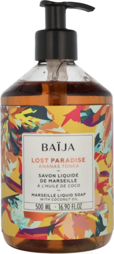 Baija Lost Paradise Marseille Liquid Soap 500 ml Pineapple & Brazil Nut Oil