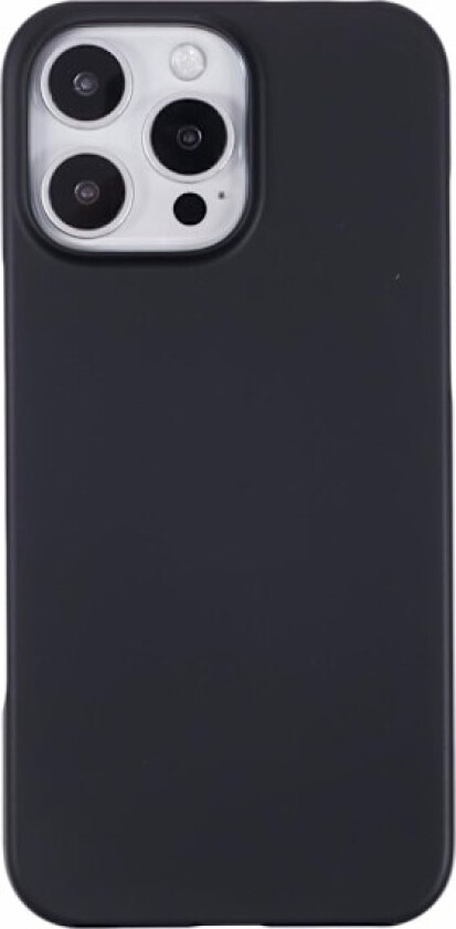 Case Cover for iPhone 16 Pro Shockproof hard Rubber coated phone cover Black