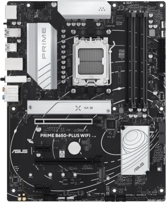 Bruker Asus Asus Mb Sc Am5 Prime B650-Plus Wifi, Amd B650, 4Xddr5, 1Xdp, 1Xhdmi, Wi-Fi