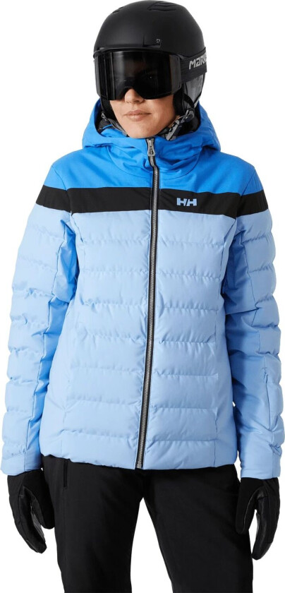 Alpine Jacket Nora Short Puffy Dame L Bright Blue