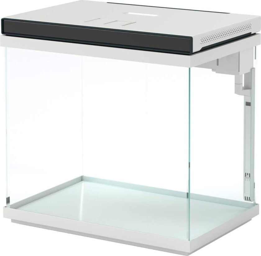 Bilde av 26 liters akvarium med filter, LED-belysning, vannpumpe, for ulike typer fisk, ca 38 x 26 x 38 cm