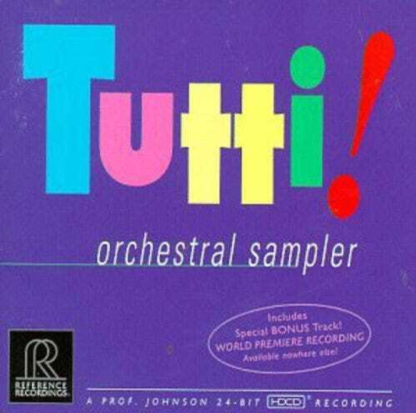 Diverse Artister, Elizabeth Blumenstock, Eugene Istomin, Turtle Creek Chorale, Paul Paray, Ron Nelson Tutti Orchestral Sampler CD