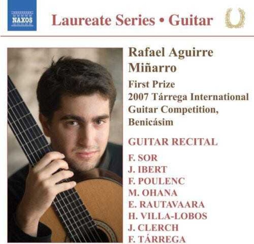 Rafael Aguirre Mi Arro, Rafael Aguirre Miñarro, Einojuhani Rautavaara, Francisco Tárrega, Joaquín Clerch, Maurice Ohana Guitar Recital CD