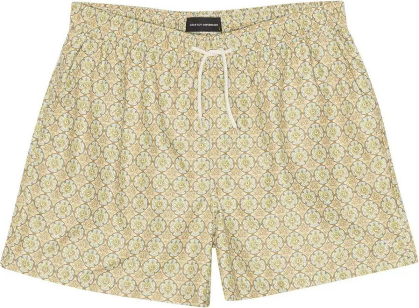 Badeshorts - Yellow Flower