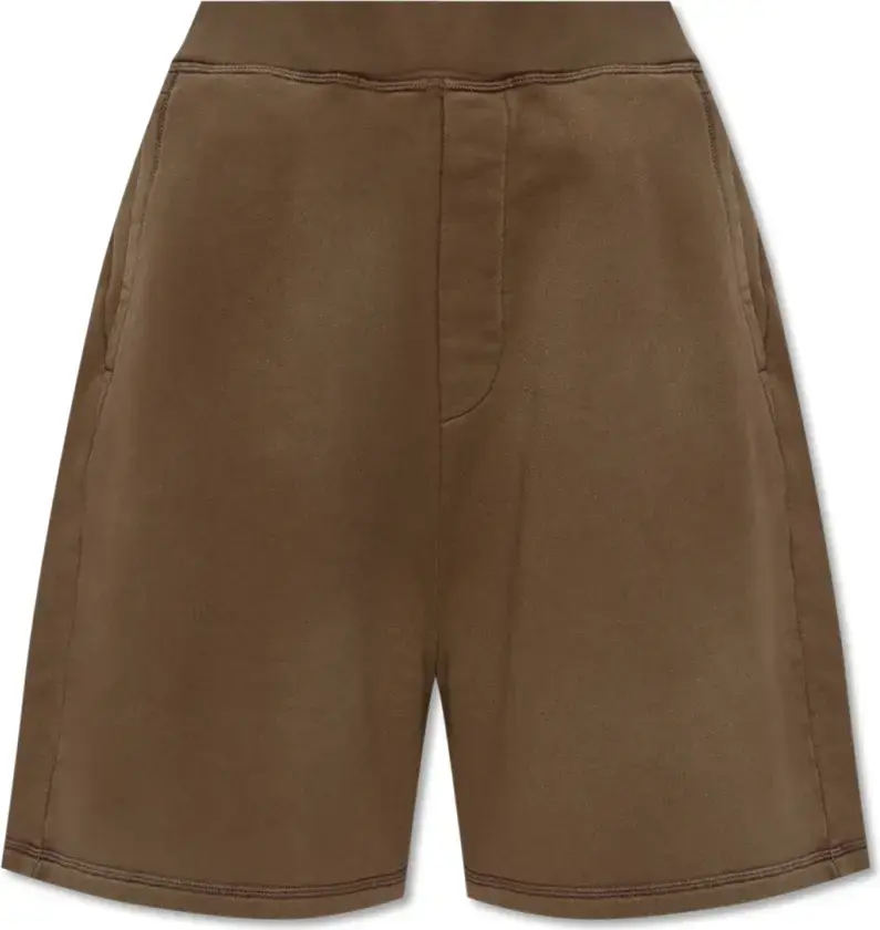 Dame, Shorts, Brun, S