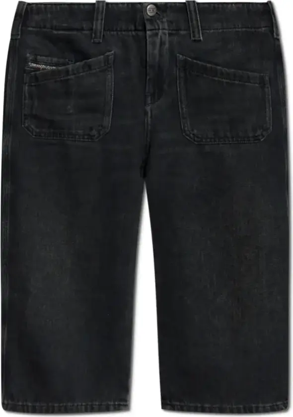 Dame, Shorts, Svart, W30