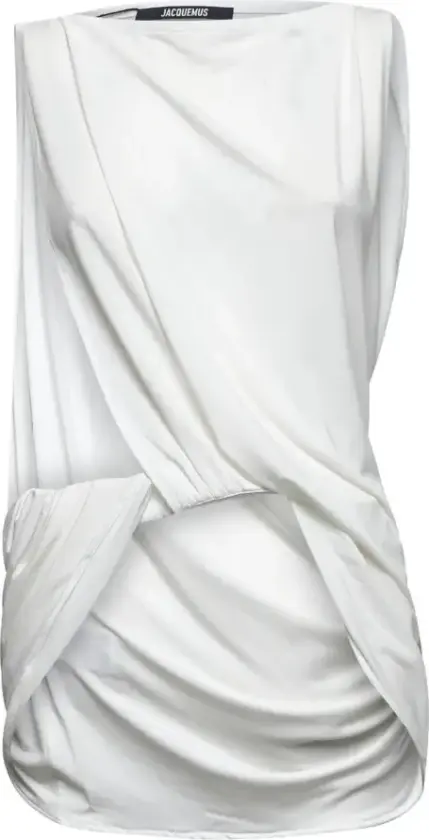 Dame, Topper, Hvit, M