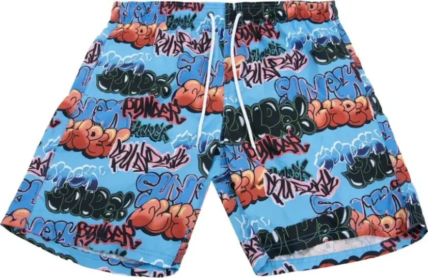 Herre, Shorts, Flerfarget, L