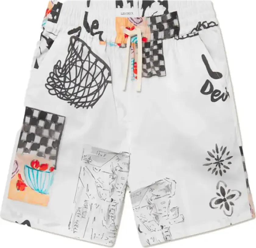 Herre, Shorts, Hvit, L