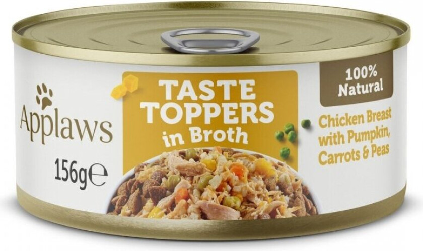 Applaws Taste Toppers Kylling med Gresskar, Gulrot & Erter 156 g