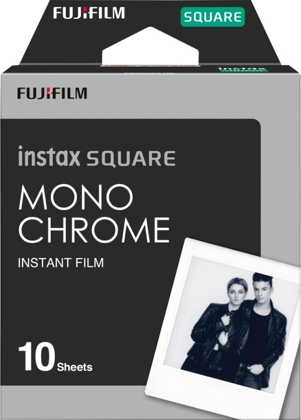 Instax Square film Monochrome 10 ark
