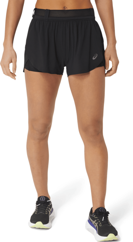 Metarun Split Short, løpeshorts, dame Performance Black