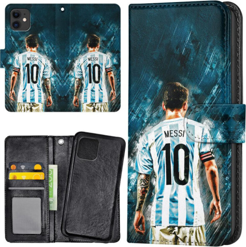 iPhone 12/12 Pro - Lommebok Deksel Messi